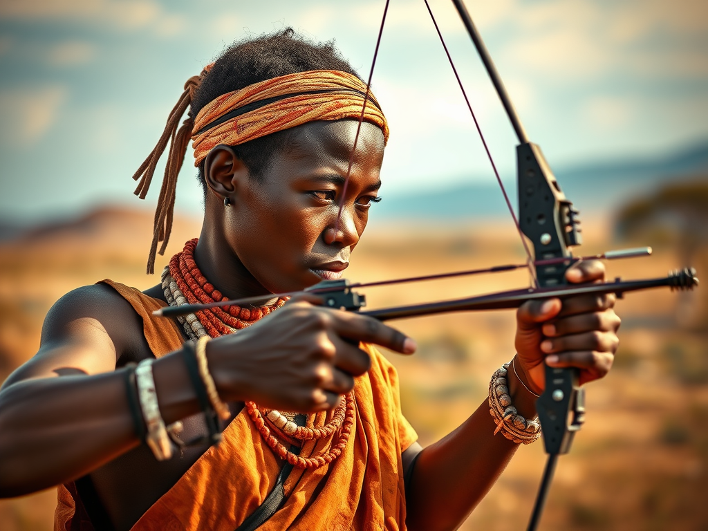 Hadza Tribe Embraces Compound Bow Lessons in Simplicity